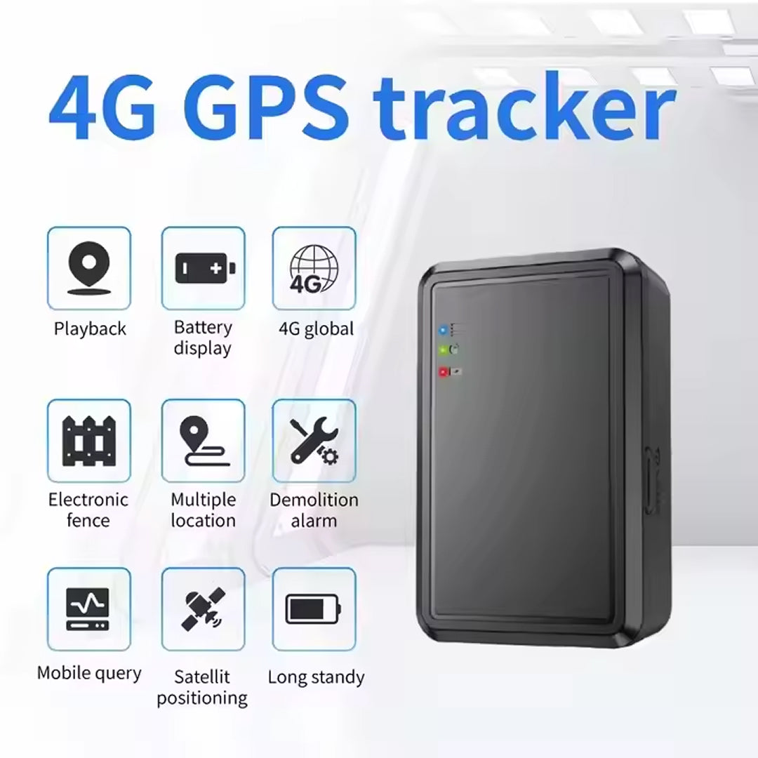 GPS-Tracker für Autos mit Echtzeit-Ortung, 4G, Magnetbefestigung, Fahrzeugsicherung, Diebstahlschutz und Ortungssystem | Sansoti