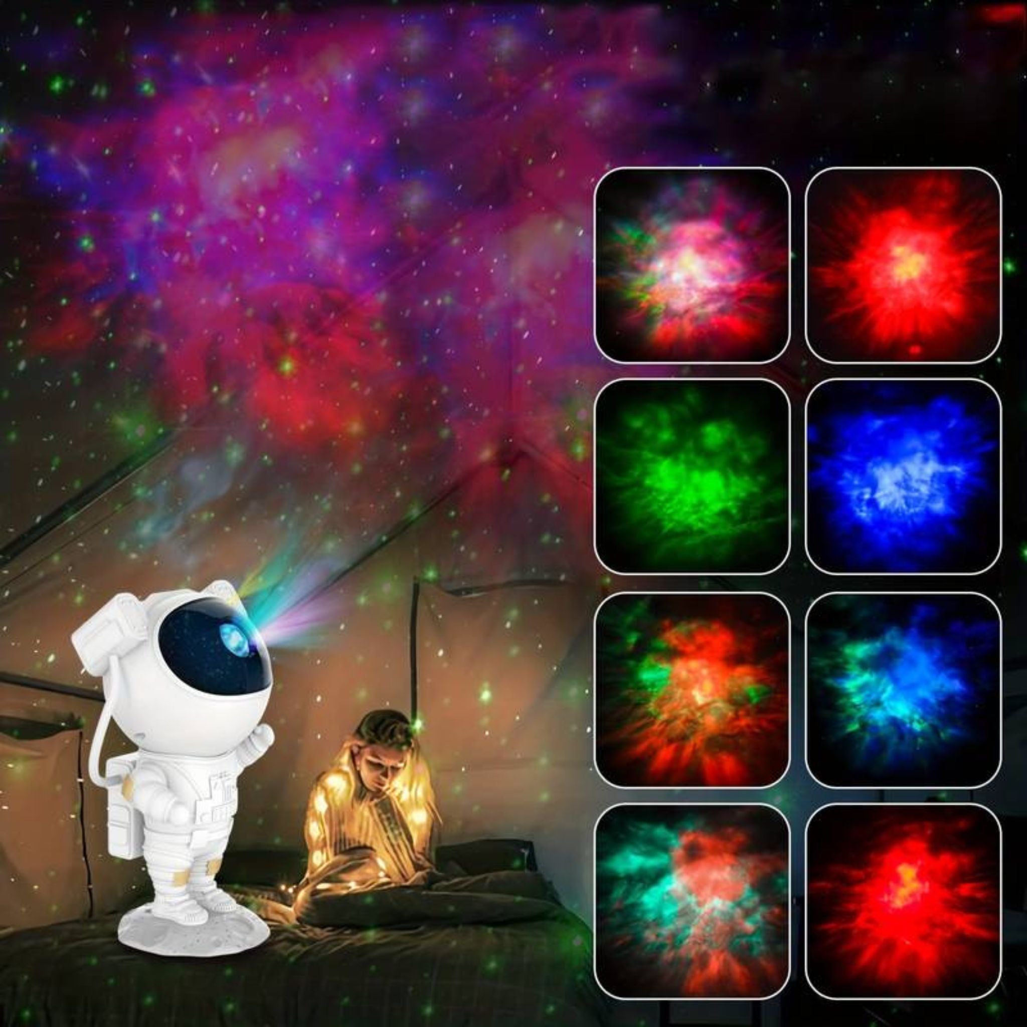 Galaxylamp Astronaut Projector Sterrenhemel Met Afstandsbediening | Sansoti