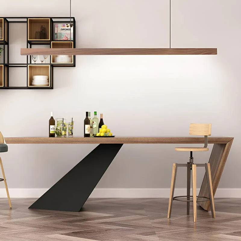 Hanglamp Hout LED Keukeneiland Verstelbaar Eethoek Bar Sfeervol Scandinavisch Design Warm Licht Dimbaar | Sansoti