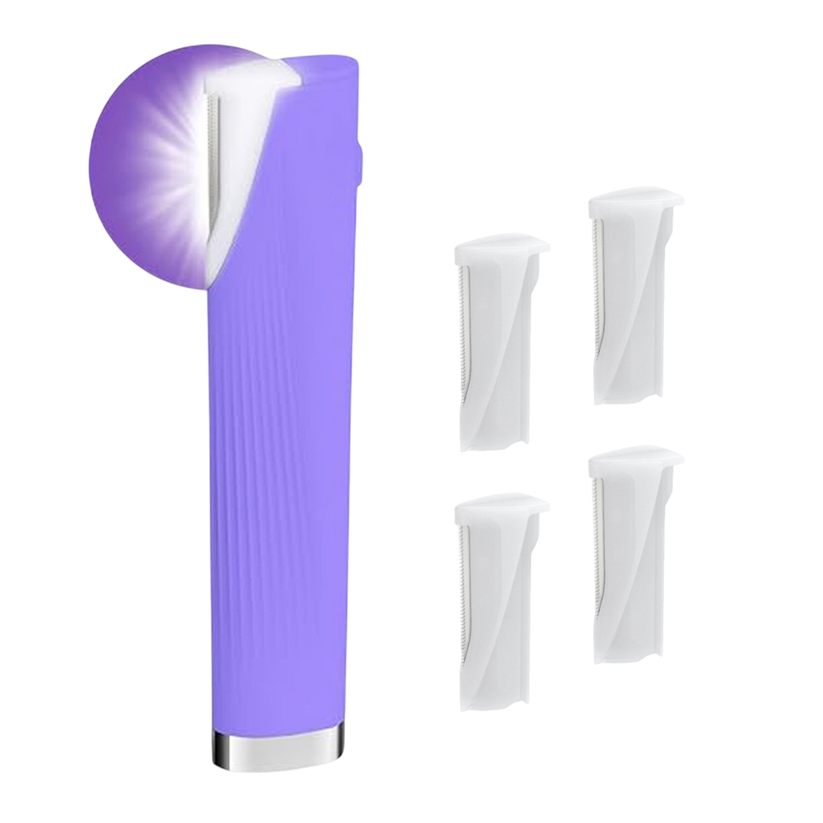 Sonic Dermaplaning Device with LED Lighting for Facial Care, Exfoliation, and Skin Improvement at Home | Sansoti