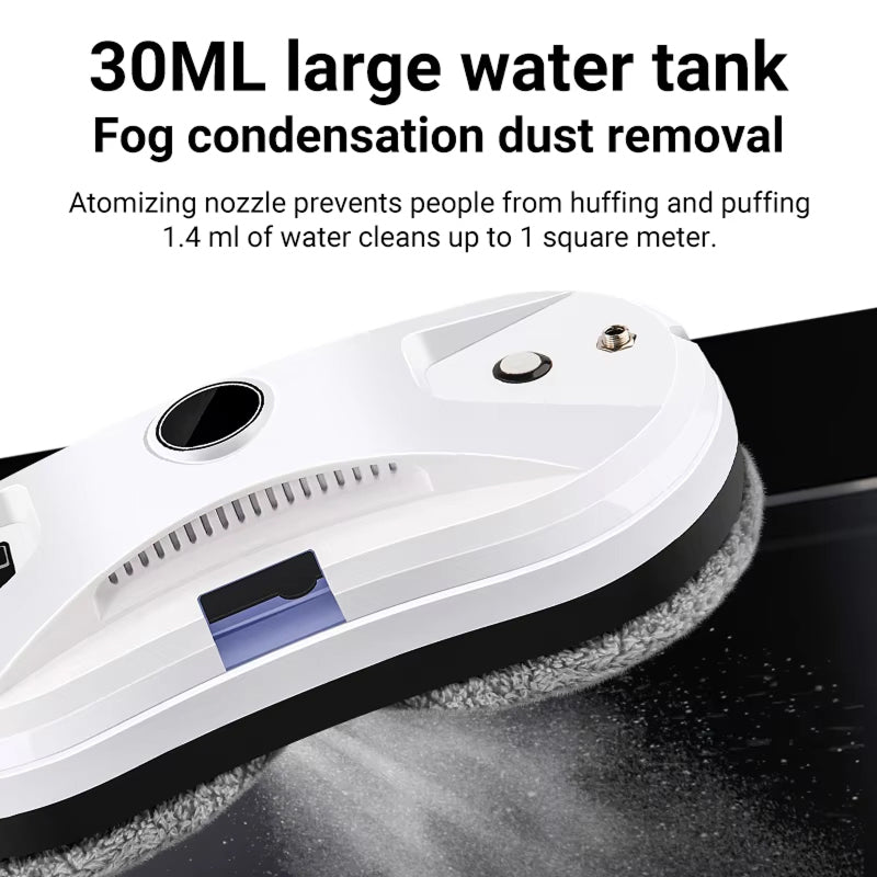 Automatic Window-Cleaning Robot with AI Control and Water-Spray Technology for a Streak-Free Result | Sansoti
