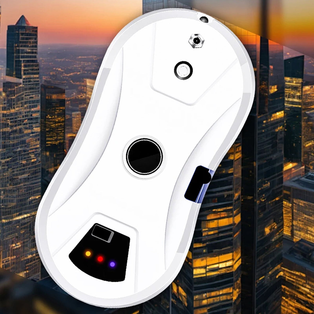Automatic Window-Cleaning Robot with AI Control and Water-Spray Technology for a Streak-Free Result | Sansoti