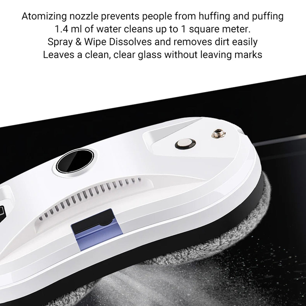 Automatic Window-Cleaning Robot with AI Control and Water-Spray Technology for a Streak-Free Result | Sansoti