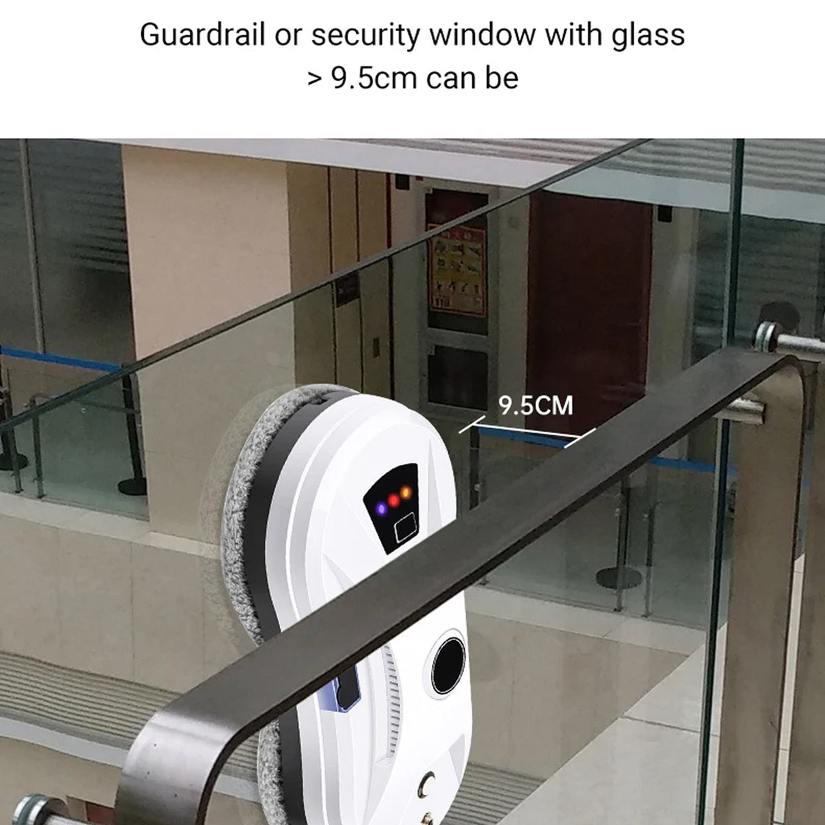 Automatic Window-Cleaning Robot with AI Control and Water-Spray Technology for a Streak-Free Result | Sansoti