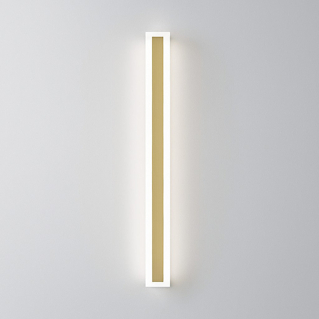 LED-Außenwandlampe Gold IP65 Wasserdicht Dimmbar 30–120 cm Lineares Design Moderne Fassadenbeleuchtung Gartenbeleuchtung Terrasse | Sansoti