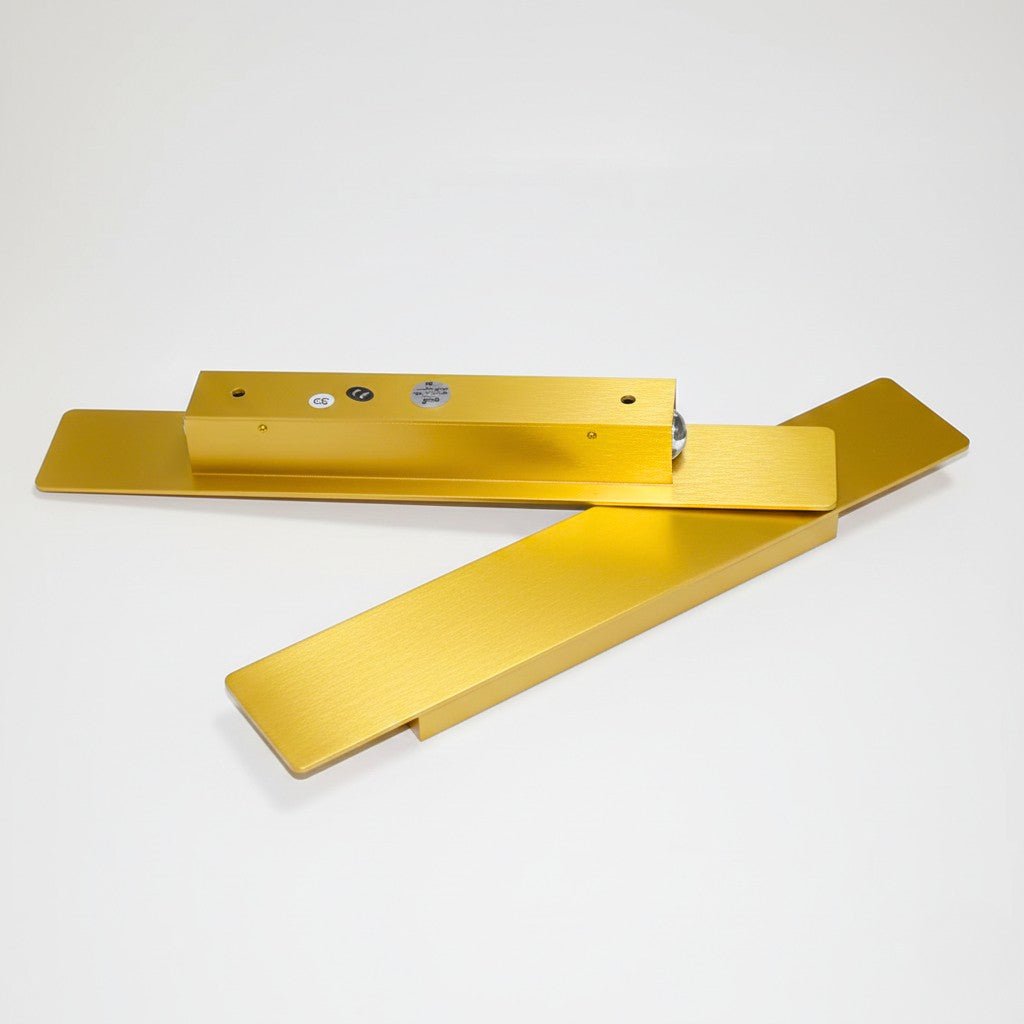 Aluminium-Wandleuchte in Goldoptik, IP65 wasserdichte LED-Außenbeleuchtung für Garten, Balkon und Terrasse, 6 W, 18 W, 24 W | Sansoti