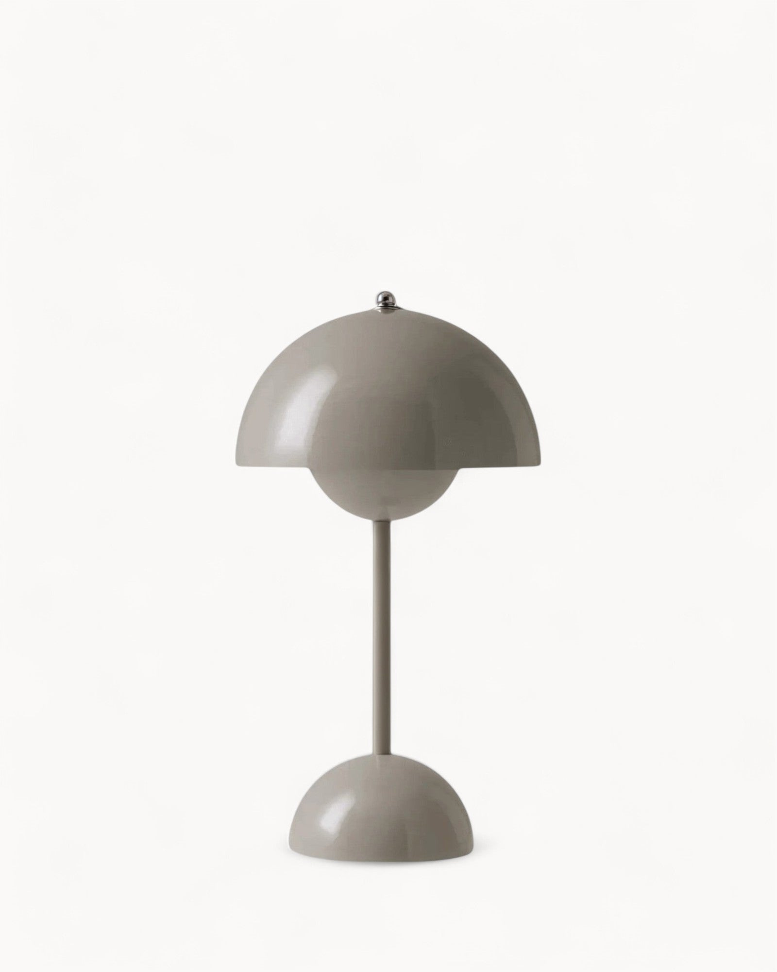 Tafellamp LED Metaal 28cm Grijs Dimbaar Bureau Nachtkast Scandinavisch Design Lamp Modern Minimalistisch | Sansoti