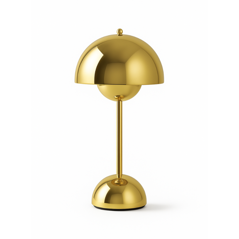 Designer Flower Table Lamp Metal with Dimmer Scandinavian Style | Sansoti