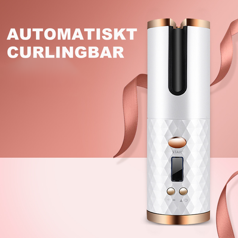 Draadloze Automatische Krultang met Keramische Coating Temperatuurregeling 150-200°C voor Perfect Gevormde Krullen | Sansoti