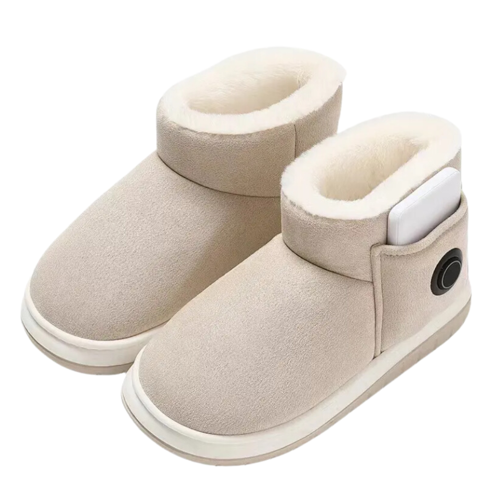 Verwarmde Winterschoenen met Grafeen Technologie 3 Warmtestanden Oplaadbare Accu Zachte Voering Lichtgewicht Comfortabel Draagbaar Verstelbare Temperatuur | Sansoti