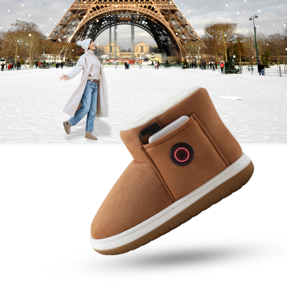 Verwarmde Winterschoenen met Grafeen Technologie 3 Warmtestanden Oplaadbare Accu Zachte Voering Lichtgewicht Comfortabel Draagbaar Verstelbare Temperatuur | Sansoti