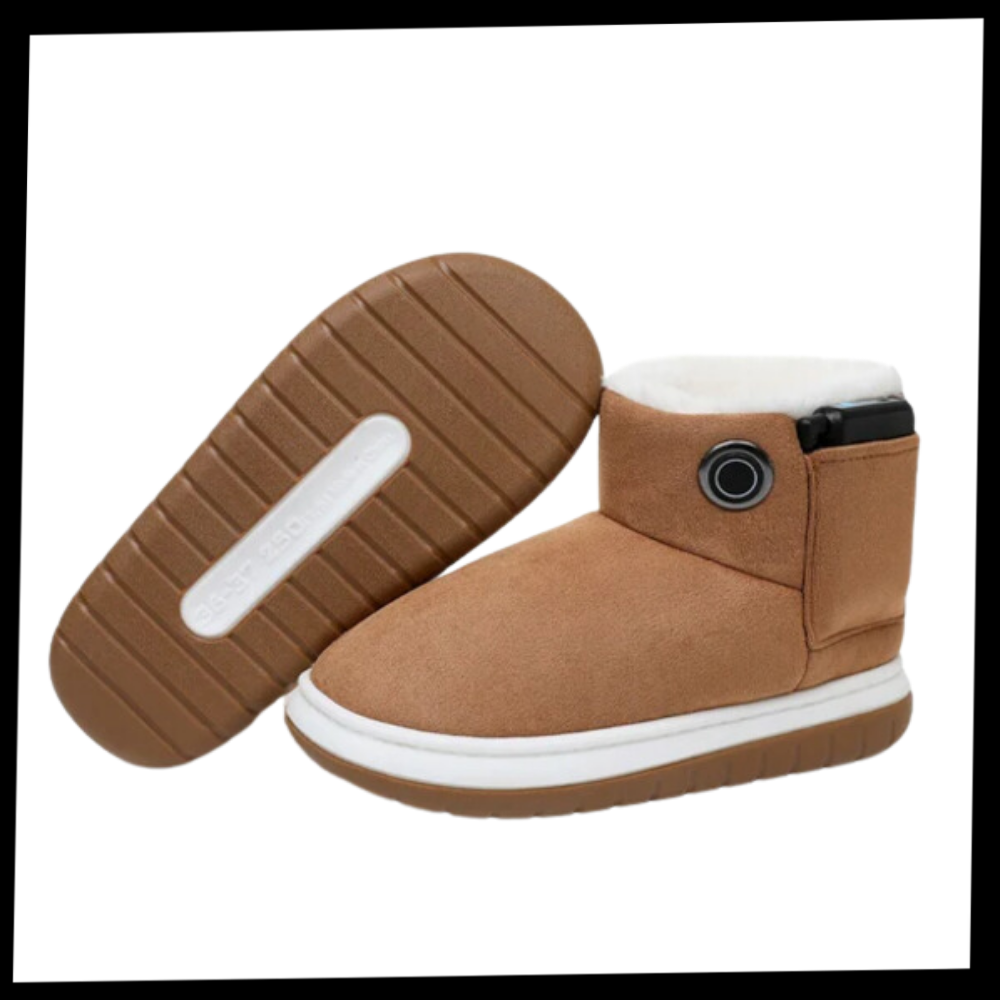 Verwarmde Winterschoenen met Grafeen Technologie 3 Warmtestanden Oplaadbare Accu Zachte Voering Lichtgewicht Comfortabel Draagbaar Verstelbare Temperatuur | Sansoti