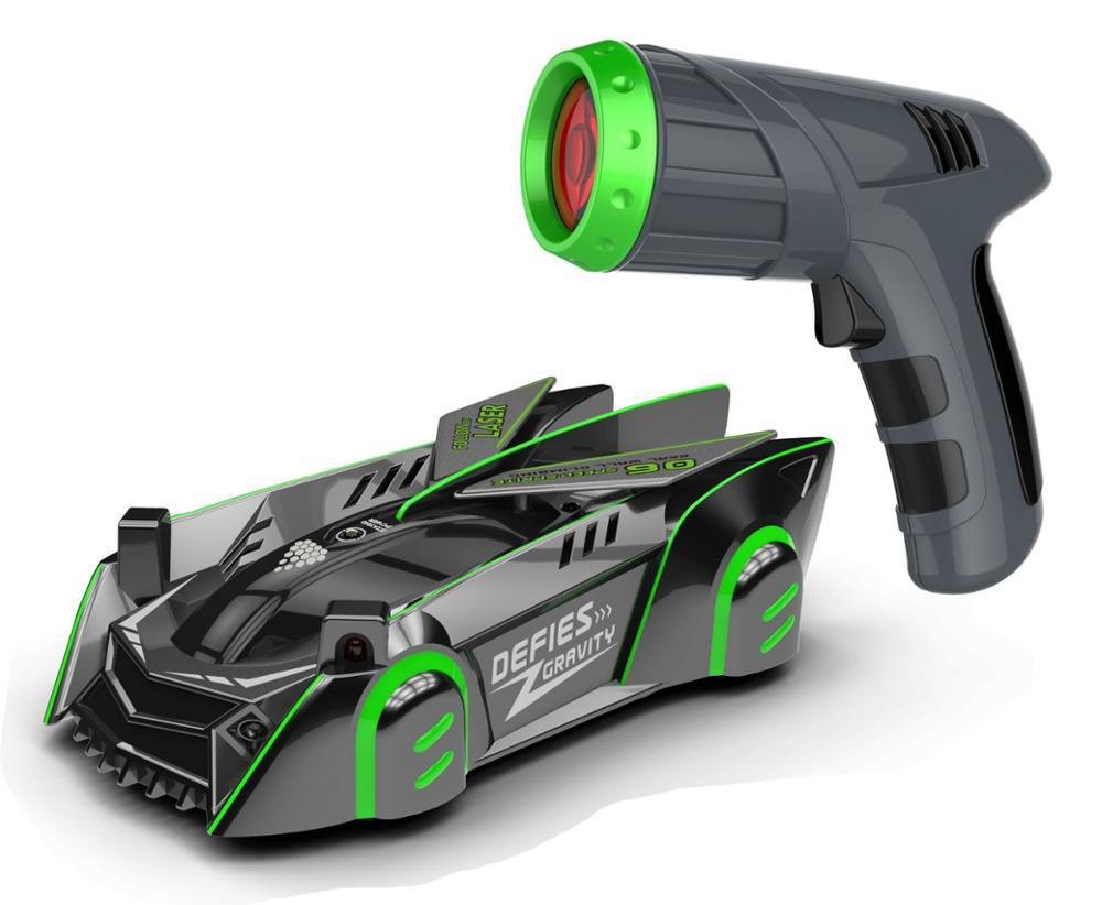 Wandklimmende Bestuurbare Auto met Laserbesturing – Plafond Muur Vloer RC Raceauto met LED Verlichting | Sansoti