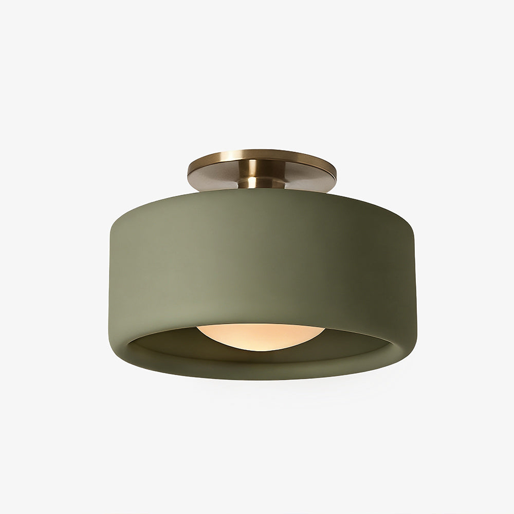 Porselein Plafondlamp Rond Modern – Zachte Sfeerverlichting voor Gang Kantoor Keuken | Sansoti
