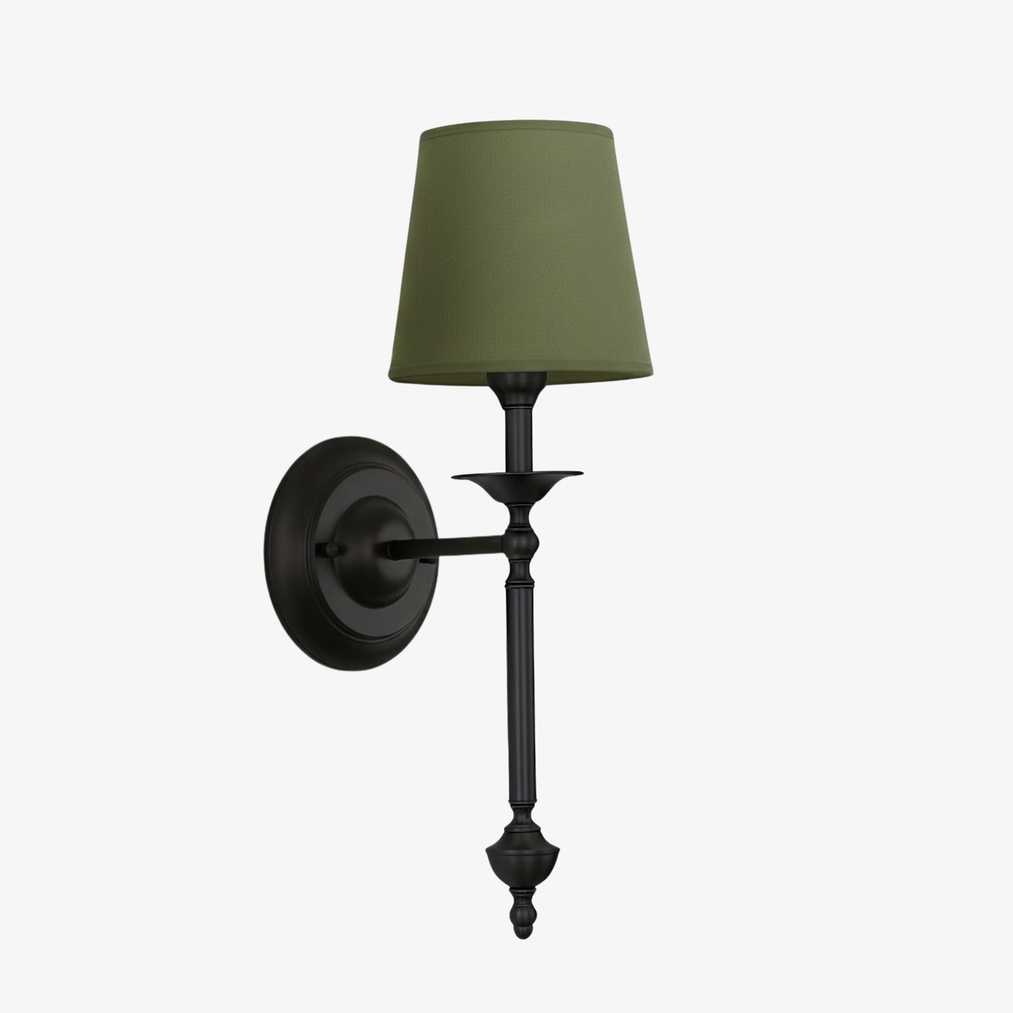Stoffen Wandlamp met Vintage Koperen Afwerking – Sfeervolle Verlichting voor Hal, Slaapkamer en Woonkamer | Sansoti