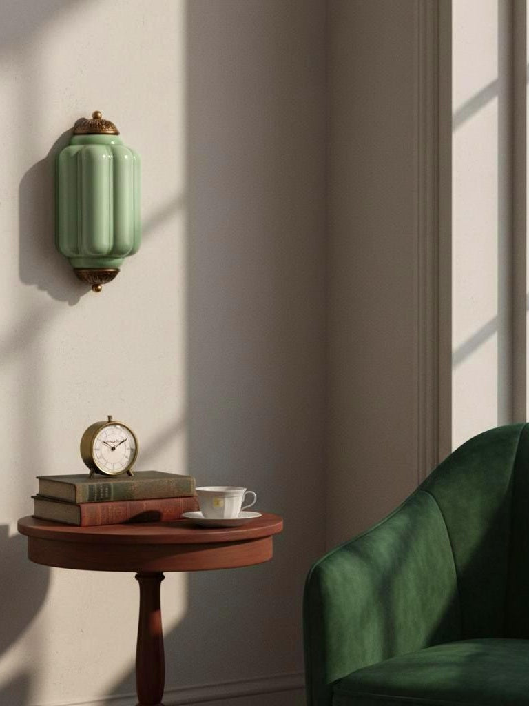 Wandlamp Melkglas voor Slaapkamer Gang Scandinavische Stijl | Sansoti