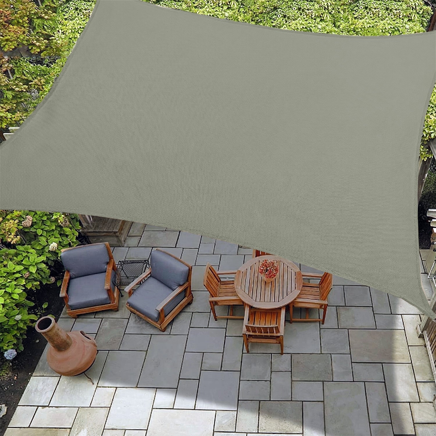 Rectangular Waterproof Shade Sail for Patio Garden and Pool | Sansoti
