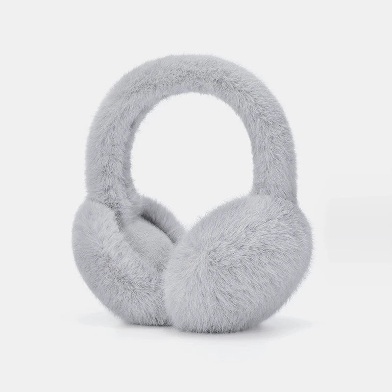 Pluche Oorwarmers Winter met Opvouwbaar Design voor Dames en Heren Comfortabel Zacht Luxe Warmte Accessoire | Sansoti