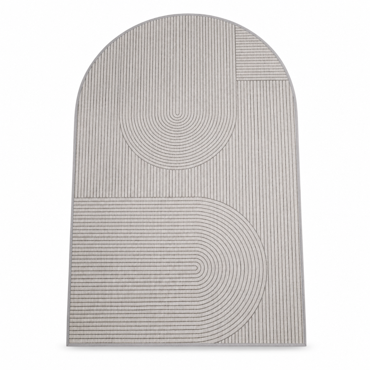 Floor Mat for Office Chairs with Textile Anti-Slip Underside for Parquet and Carpet Workplace Protection | Sansoti