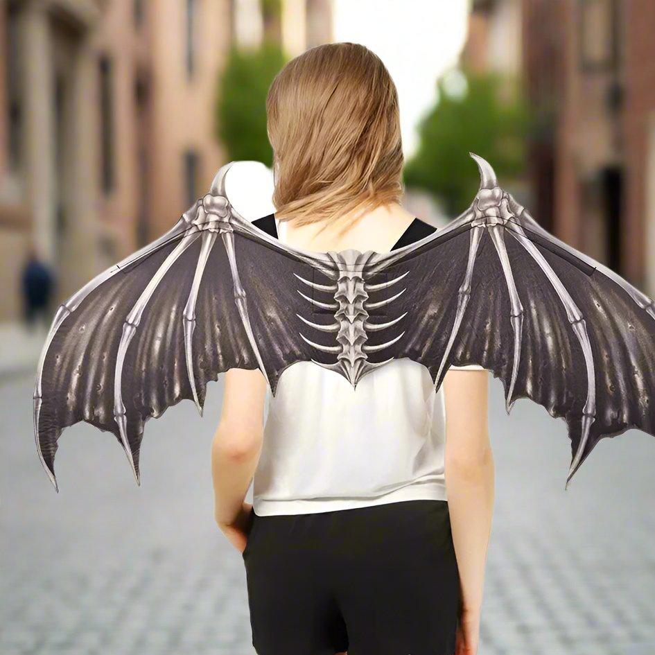 Accessoire cosplay Ailes 3D Ange et Démon Fête à thème Halloween Costume Décoration Noir Blanc Carnaval | Sansoti