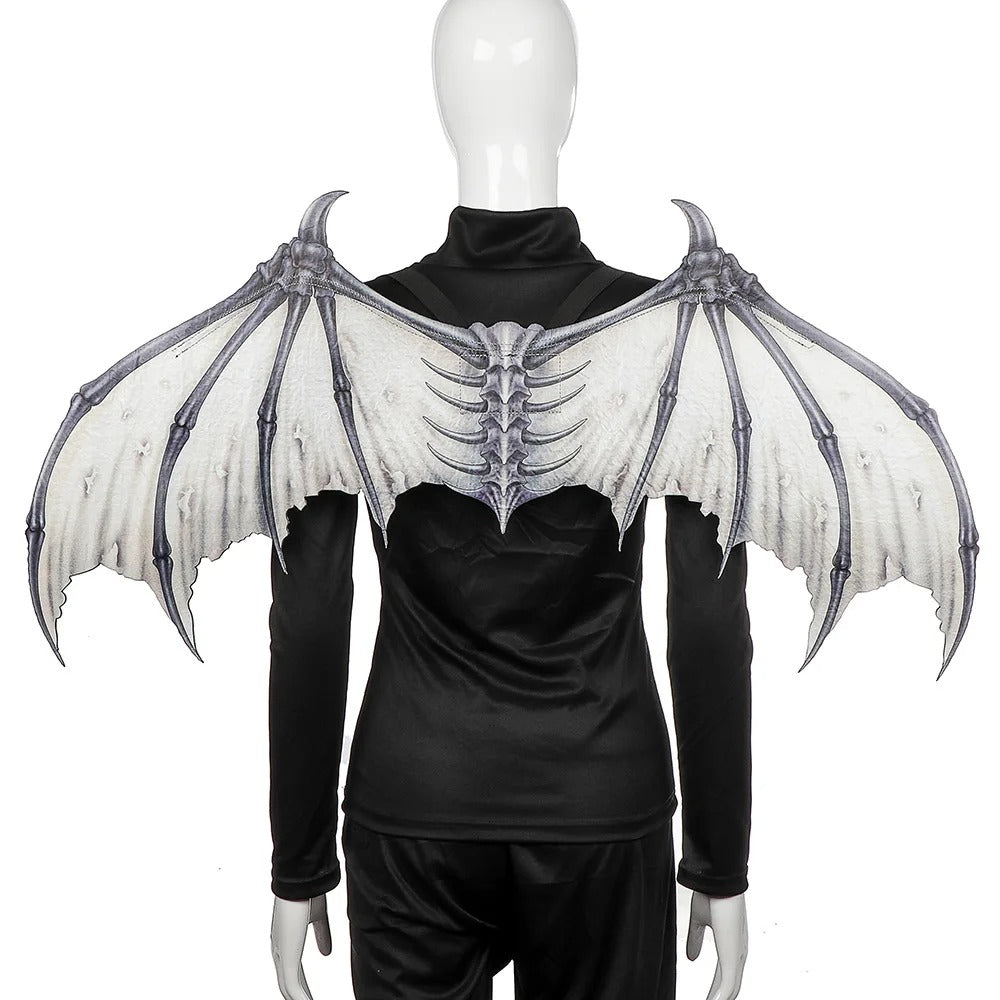 3D Wings Angel and Demon Cosplay Accessory Halloween Theme Party Costume Decoration Black White Carnival | Sansoti
