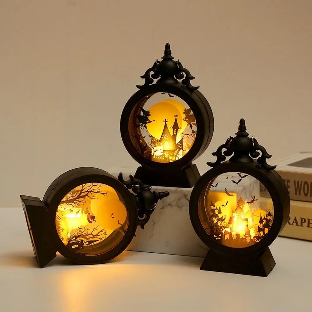 Retro LED Lampa z migoczącym światłem – odporna na wiatr dekoracyjna lampa ręczna do nastrojowego oświetlenia wewnątrz i na zewnątrz | Sansoti