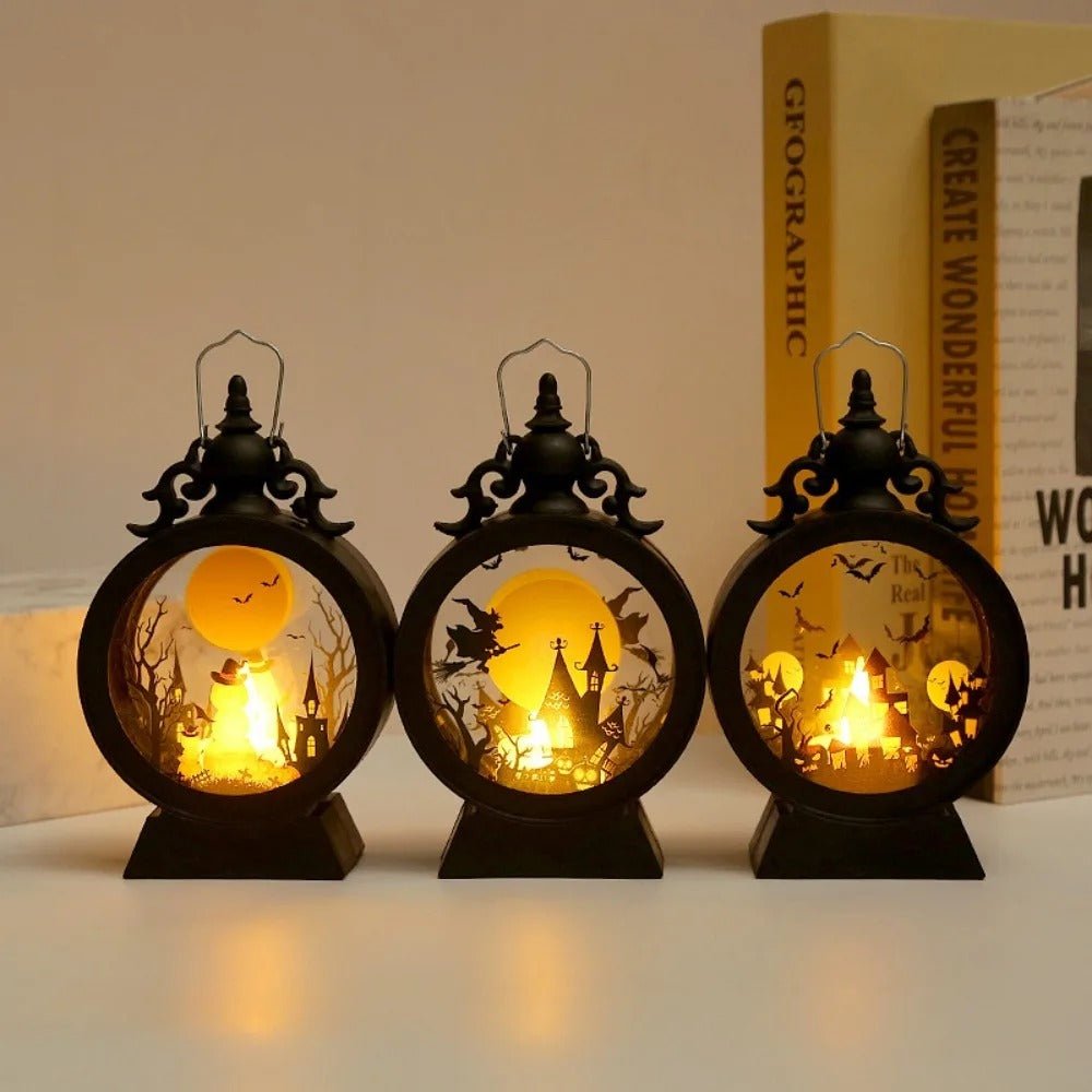 Retro LED Lampa z migoczącym światłem – odporna na wiatr dekoracyjna lampa ręczna do nastrojowego oświetlenia wewnątrz i na zewnątrz | Sansoti