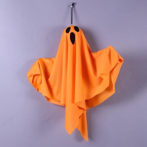 Fantôme lumineux à piles avec éclairage LED pour Halloween et décoration de façade, intérieur et extérieur | Sansoti