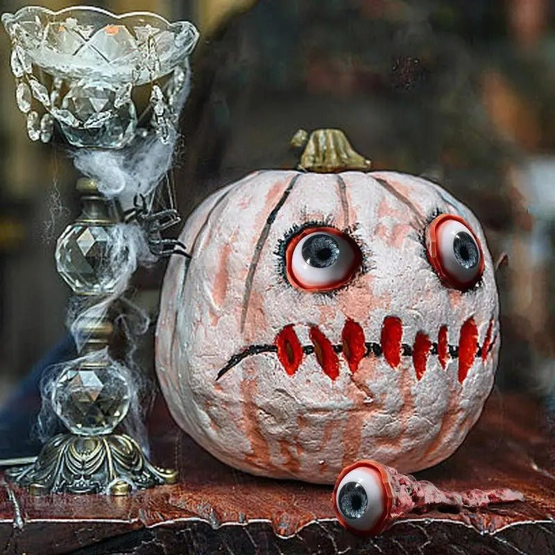 Décoration d'œil ensanglanté pour Halloween - Accessoire en latex réaliste et effrayant pour maison hantée et fêtes d'horreur | Sansoti