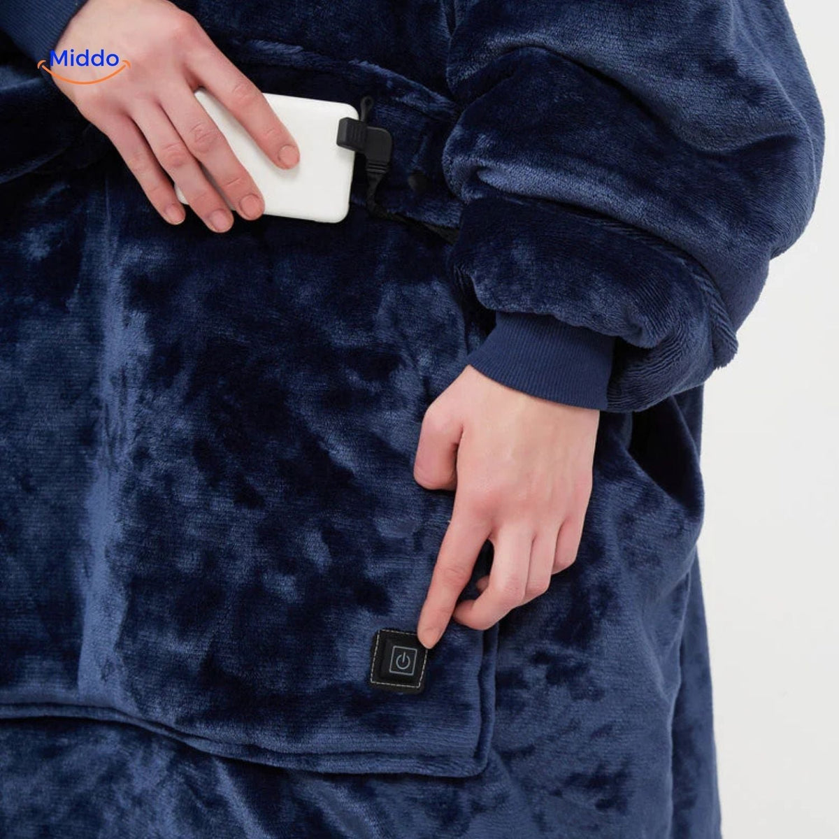 Beheizter Pullover Unisex 3-Zonen USB Elektrisch Polyester Winter Komfort Thermisches Kleidungsstück Outdoor-Wärme | Sansoti
