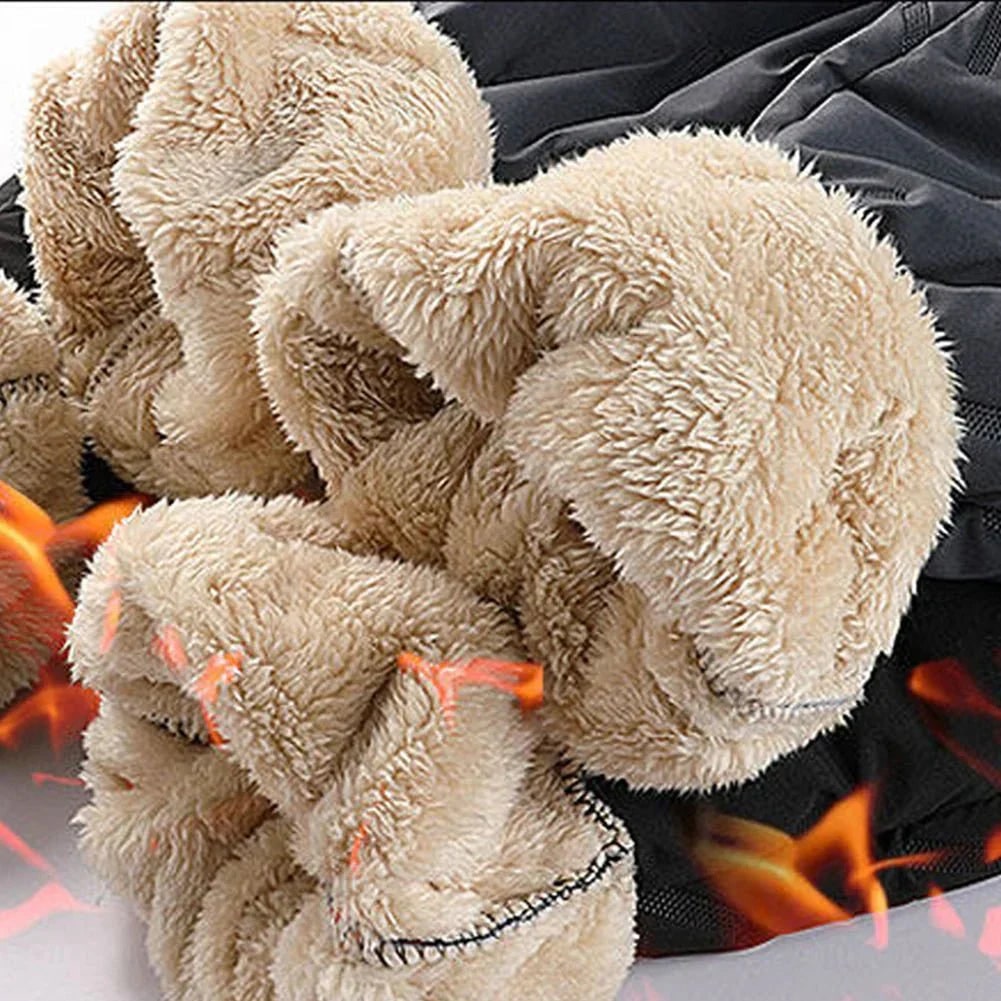 Beheizte Hose mit Fleece-Futter für den Winter, elektrisch und thermisch, Outdoorbekleidung, Unisex-Winterhose, Größe L-4XL, Schwarz | Sansoti