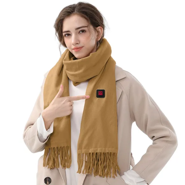 Elektrischer Nackenschal mit USB, Fleece, einstellbare Wärme, Winter-Halswärmer, Unisex, wärmend, komfortabel, für die Arbeit zu Hause | Sansoti