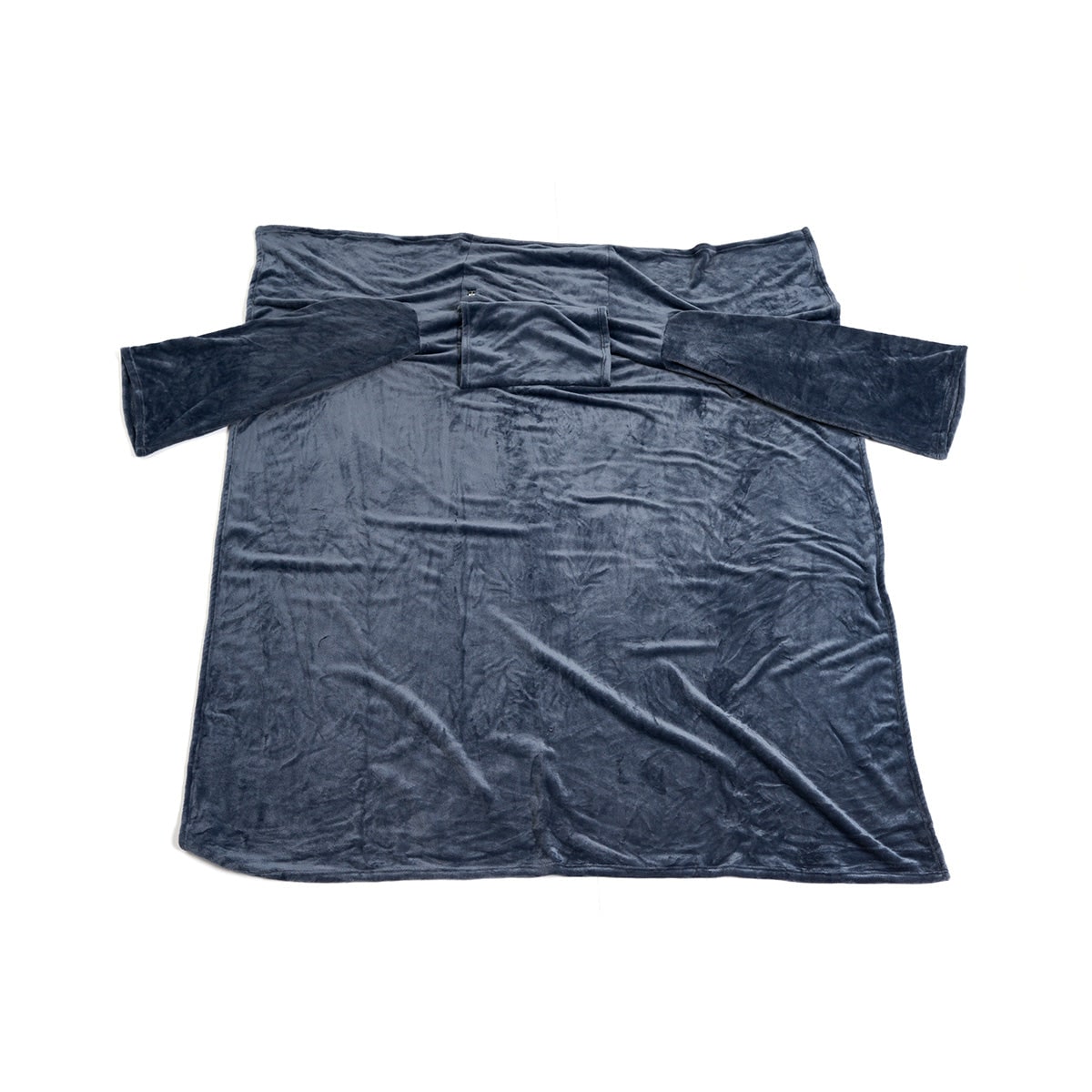 Beheizbare Decke mit Ärmeln und Brustwärmepaneel, Oversize-Fleece-Elektrodecke zum Entspannen auf dem Sofa | Sansoti