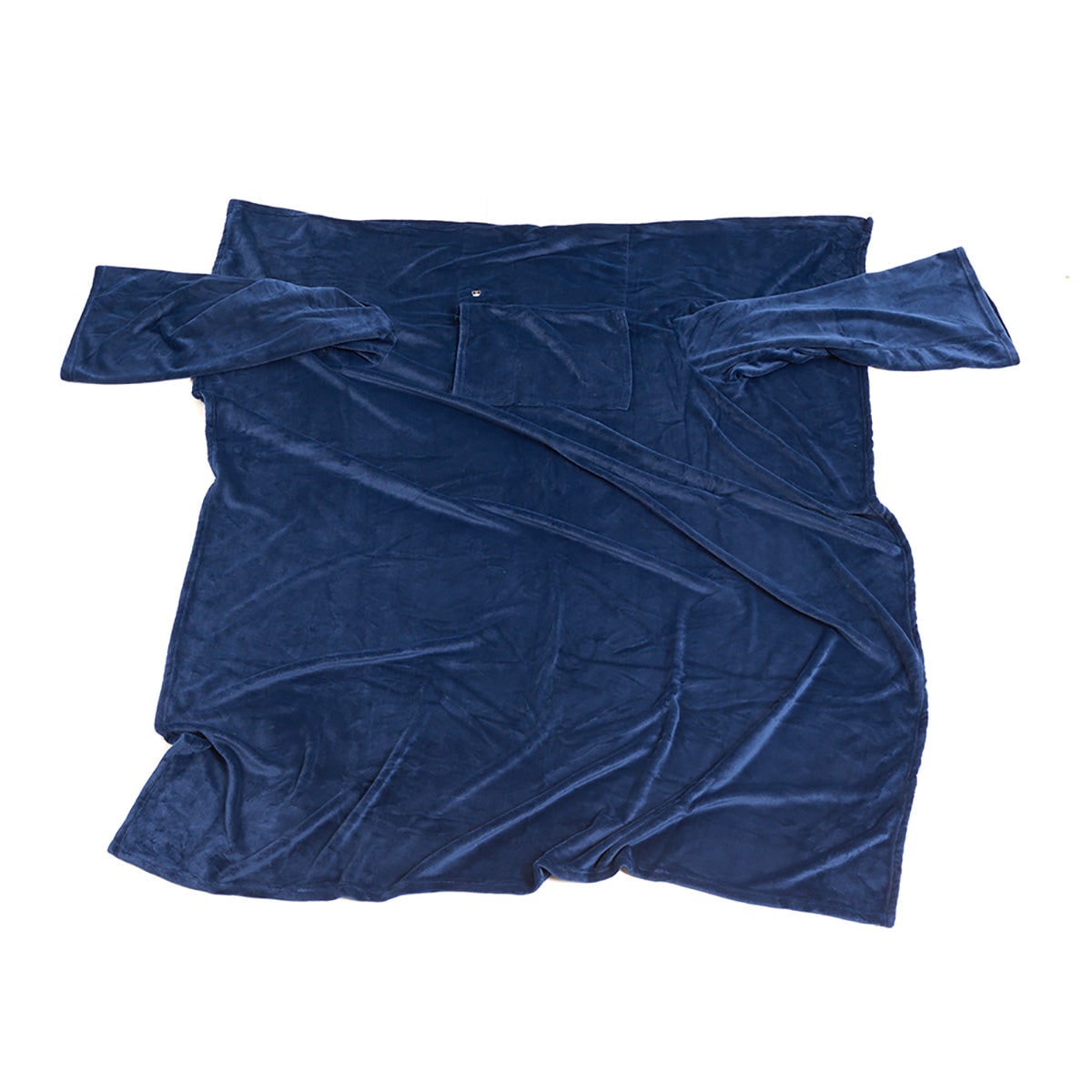 Beheizbare Decke mit Ärmeln und Brustwärmepaneel, Oversize-Fleece-Elektrodecke zum Entspannen auf dem Sofa | Sansoti