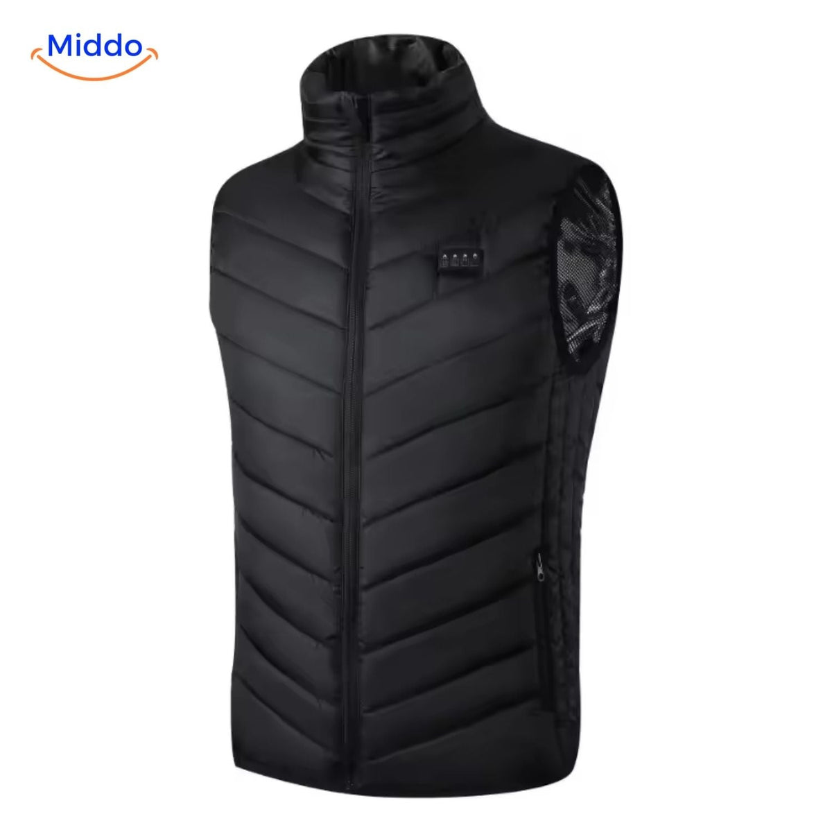 Beheizbare Körperwärmeweste mit USB, 3 Heizstufen, Herren-Outdoorkleidung für Herbst und Winter, Wandern und Camping | Sansoti