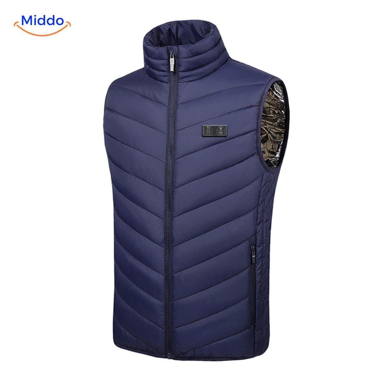 Beheizbare Körperwärmeweste mit USB, 3 Heizstufen, Herren-Outdoorkleidung für Herbst und Winter, Wandern und Camping | Sansoti