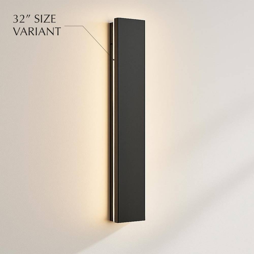 Moderne LED-Wandleuchte für Innen und Außen mit geradlinigem Design | Restfield