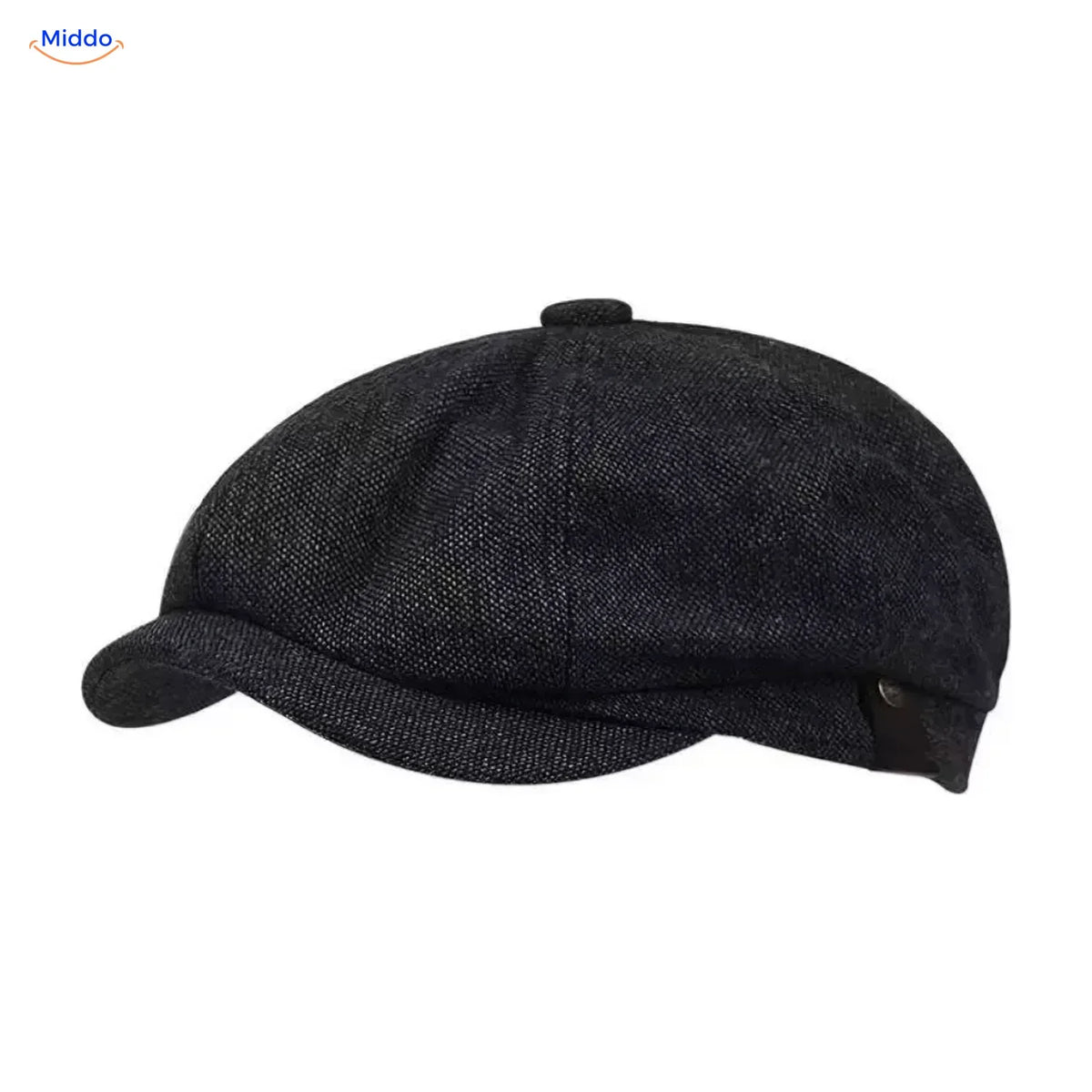 Classic Eight-Panel Flat Cap for Men Retro 1920s Foldable Lightweight One Size Vintage Style | Sansoti