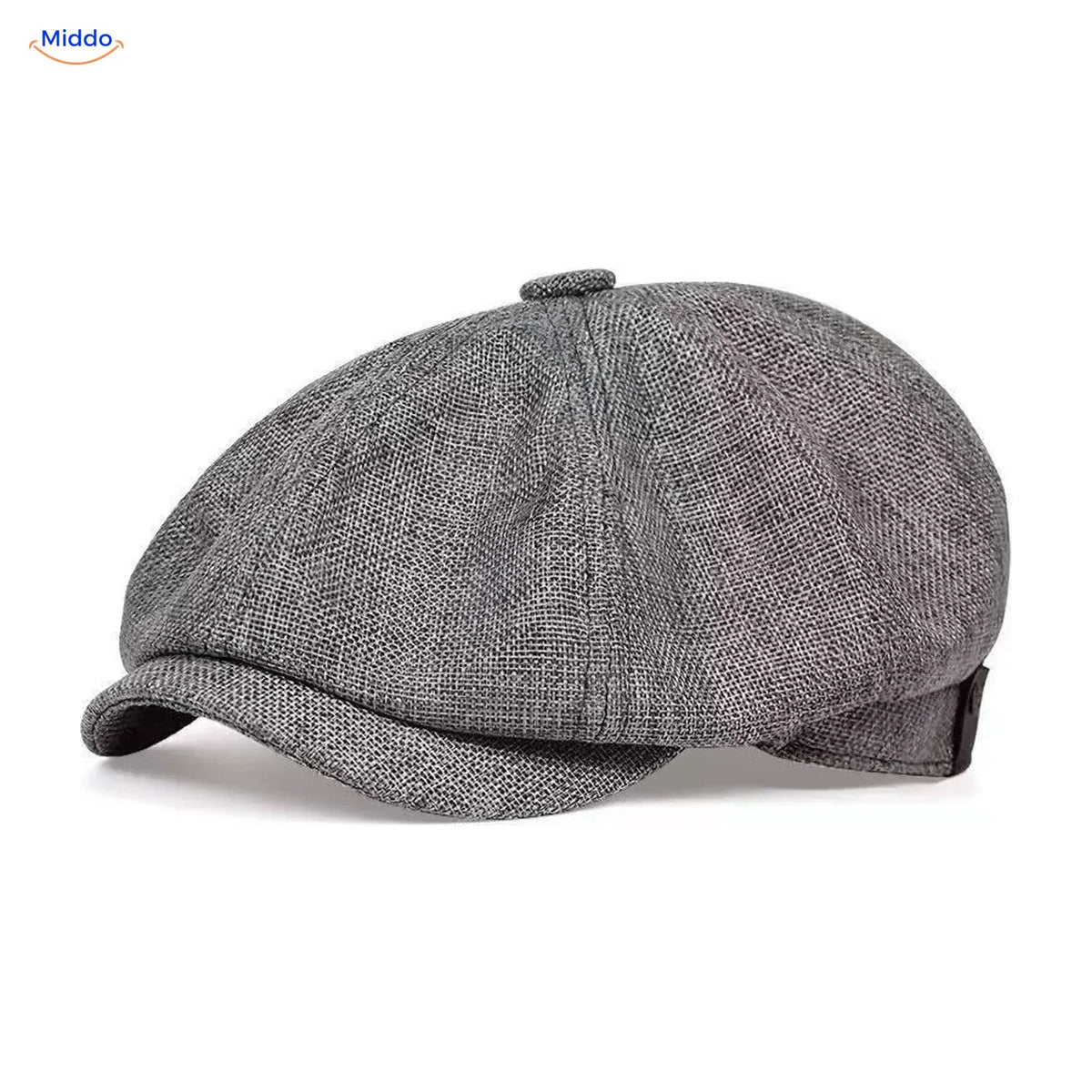 Classic Eight-Panel Flat Cap for Men Retro 1920s Foldable Lightweight One Size Vintage Style | Sansoti