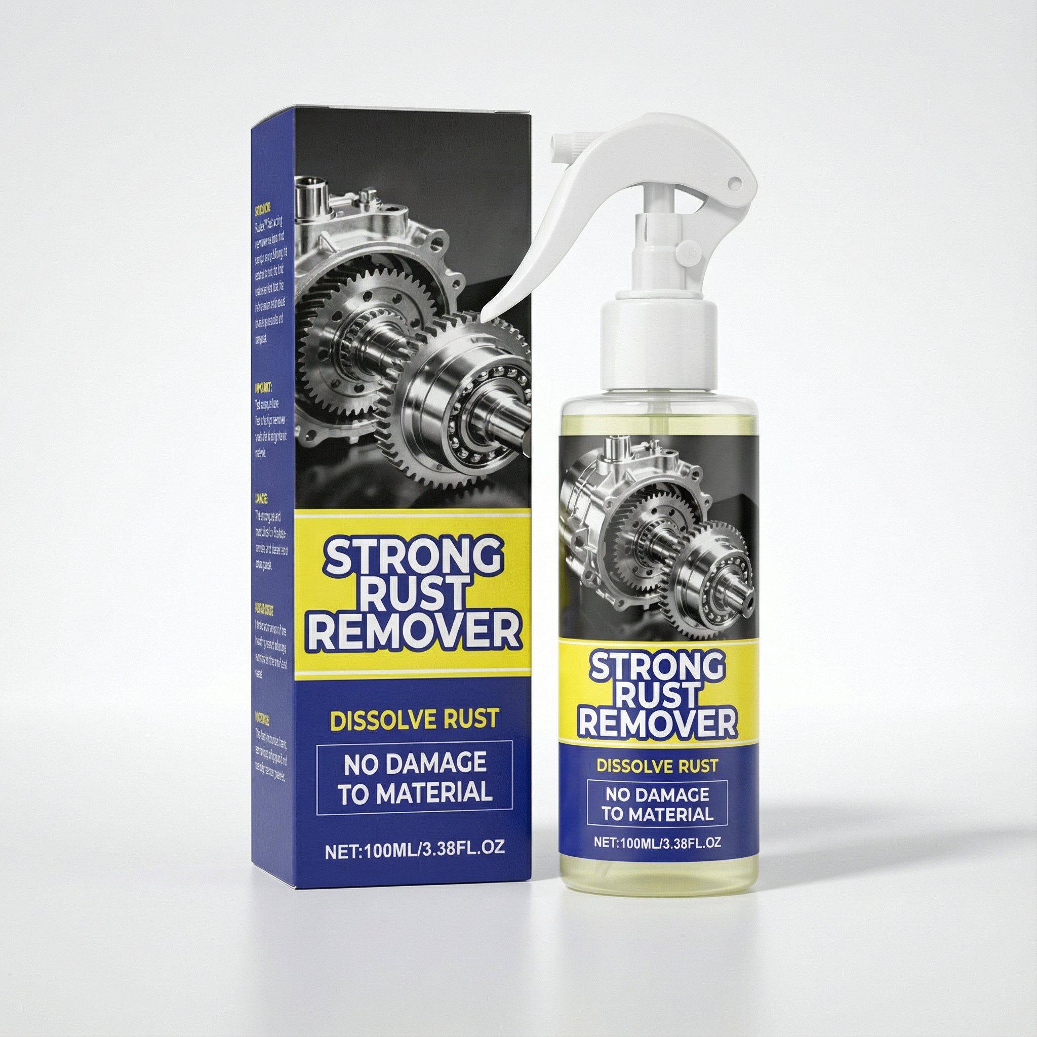 Roestverwijderaar Spray – Snel Werkend Roestoplosser voor Gereedschap, Auto-onderdelen en Metalen Voorwerpen | Sansoti