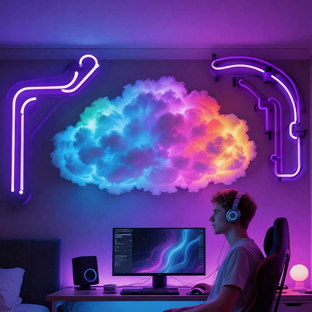 LED Lichtsnoer met Multicolor Verlichting USB Aangedreven voor Sfeervolle Kamerdecoratie | Sansoti