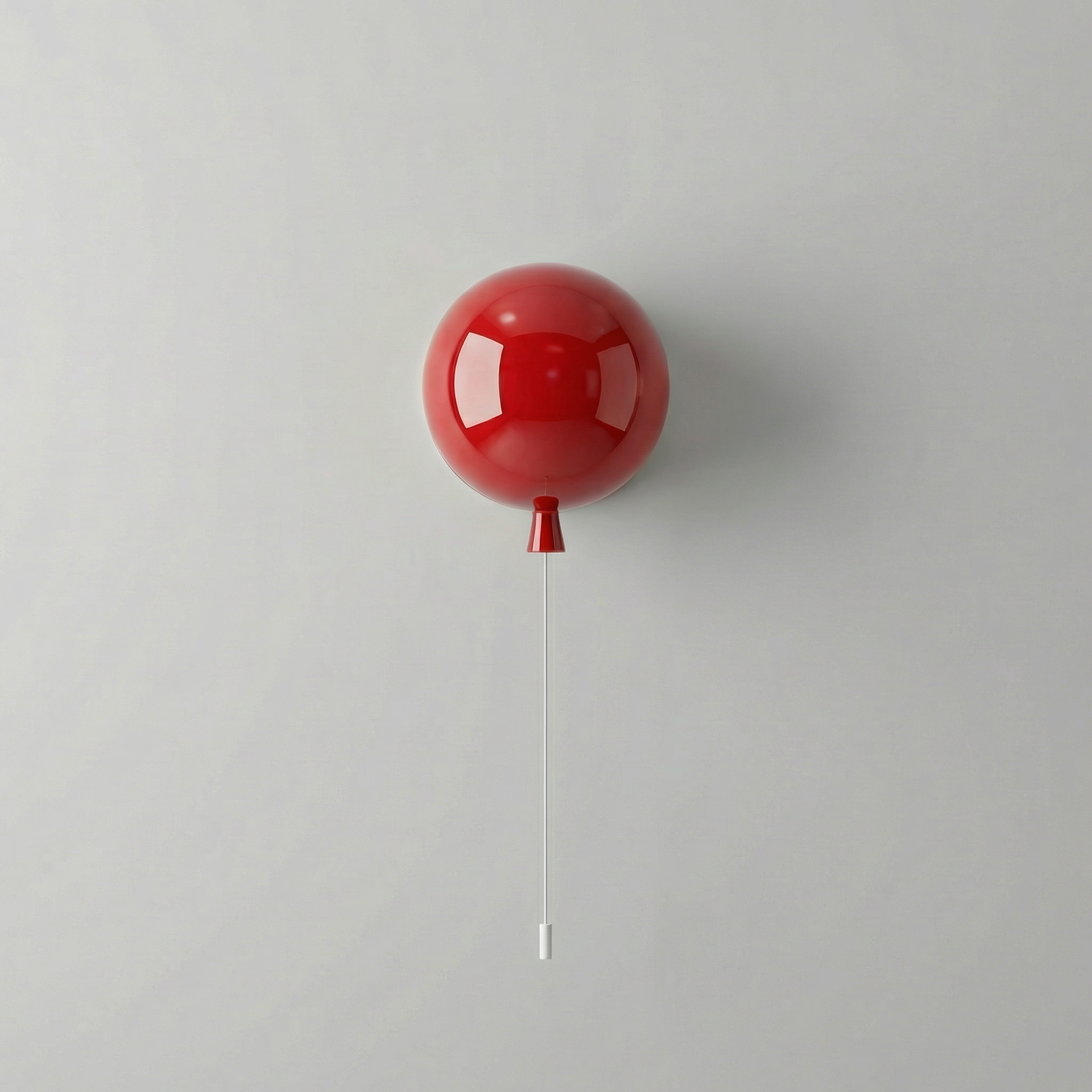 Bauhaus Ballon Wand- & Plafondlamp met Trekschakelaar – Design Verlichting voor Kinderkamer, Slaapkamer & Gang | Sansoti