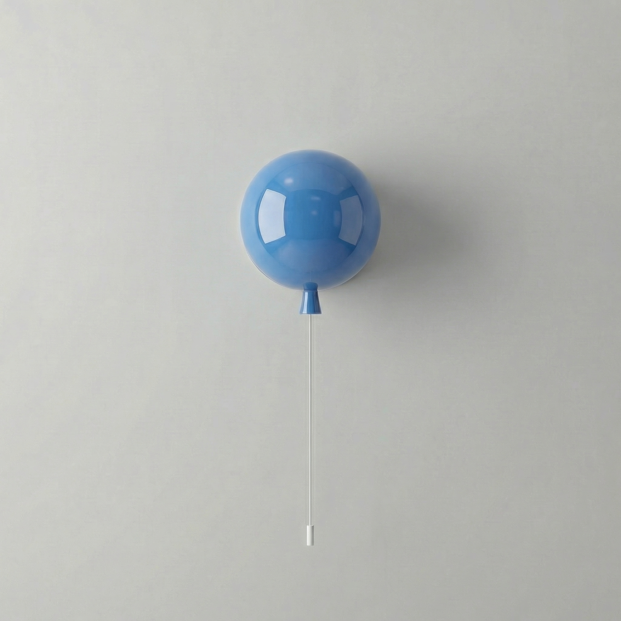 Bauhaus Ballon Wand- & Plafondlamp met Trekschakelaar – Design Verlichting voor Kinderkamer, Slaapkamer & Gang | Sansoti