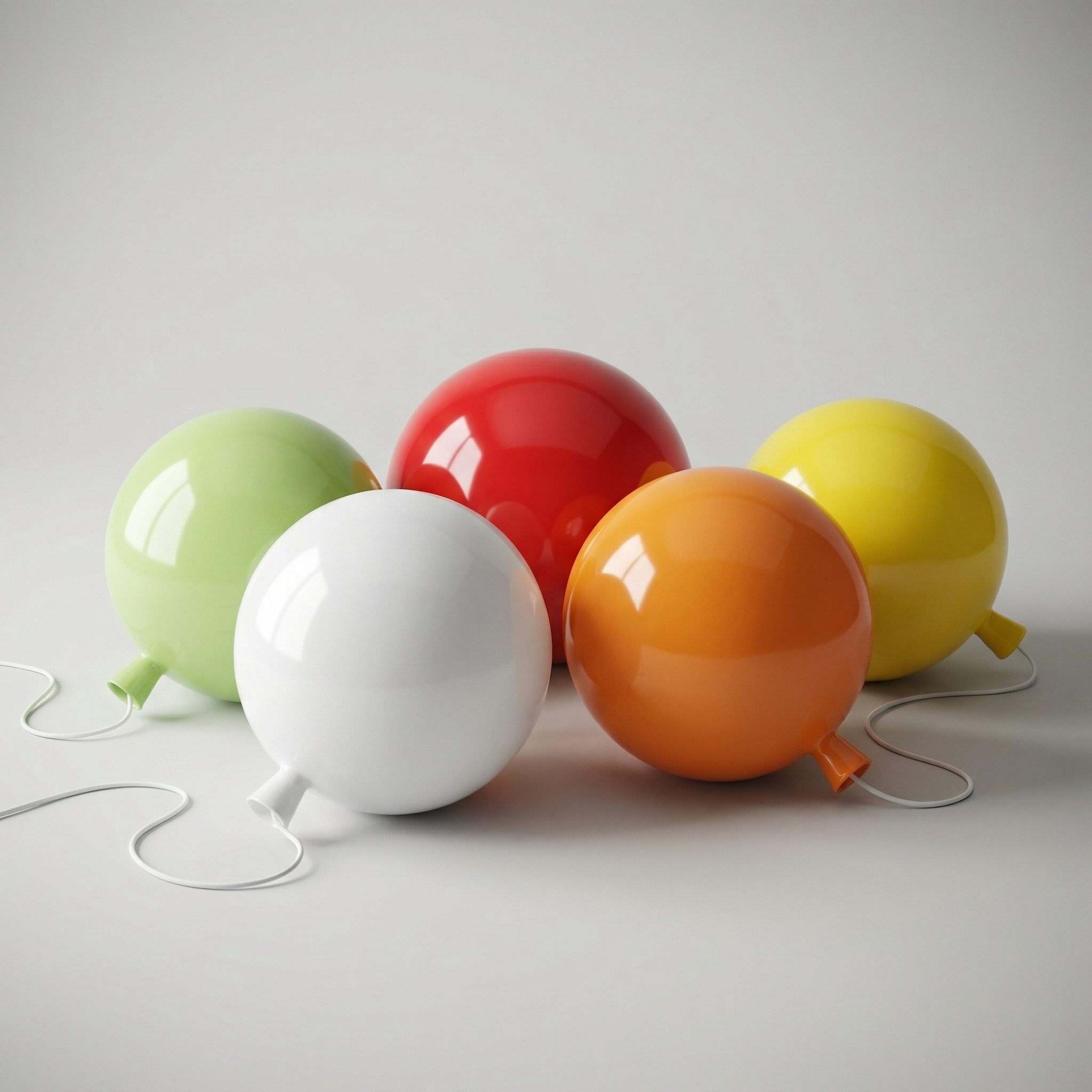 Bauhaus Ballon Wand- & Plafondlamp met Trekschakelaar – Design Verlichting voor Kinderkamer, Slaapkamer & Gang | Sansoti