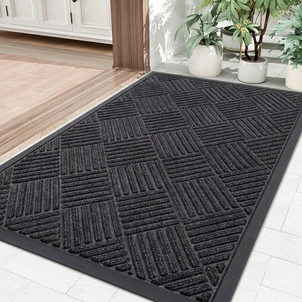 Antislip Deurmat voor Hoge Doorgang – Vuil Vangend Waterdicht Entreemat | Sansoti