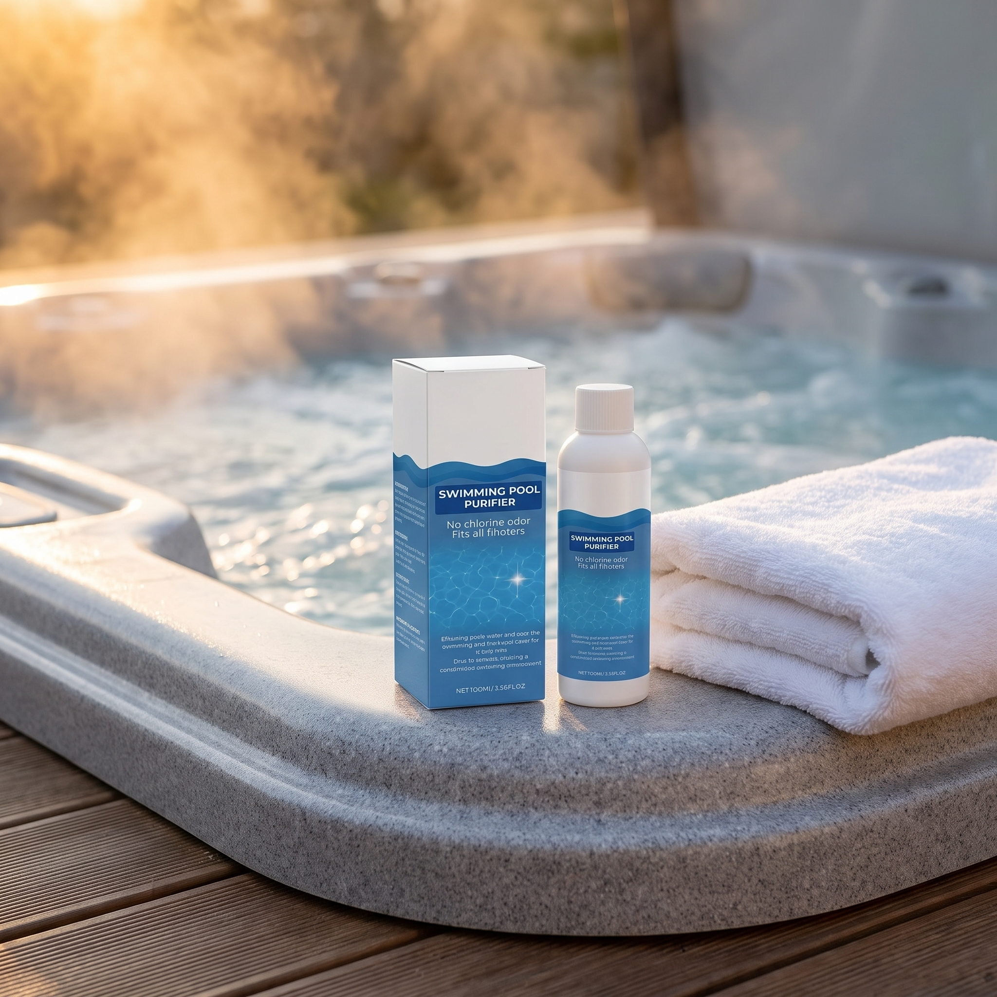 Jacuzzi onderhoudsmiddel bij een hottub