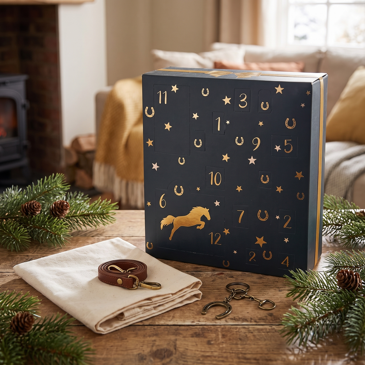 Adventskalender ruitersport met tas en accessoires