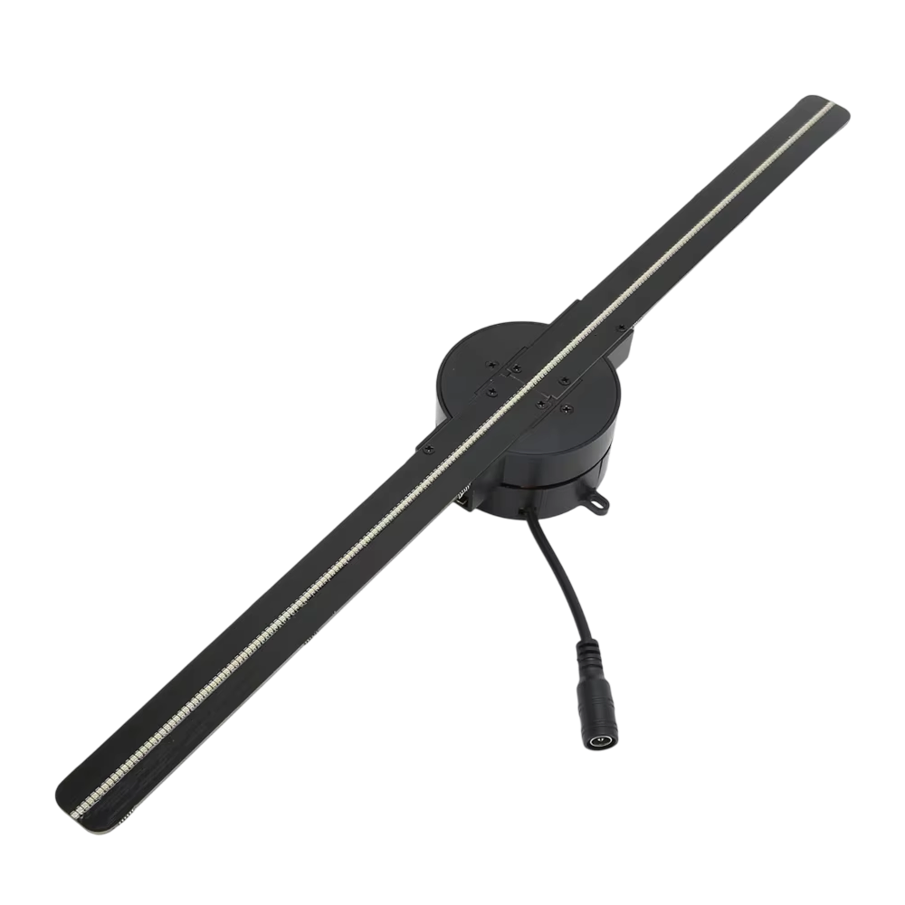 Ventilateur holographique 3D avec écran LED, angle de vision de 176°, commande par application, projection sans fil, écran publicitaire promotionnel | Sansoti