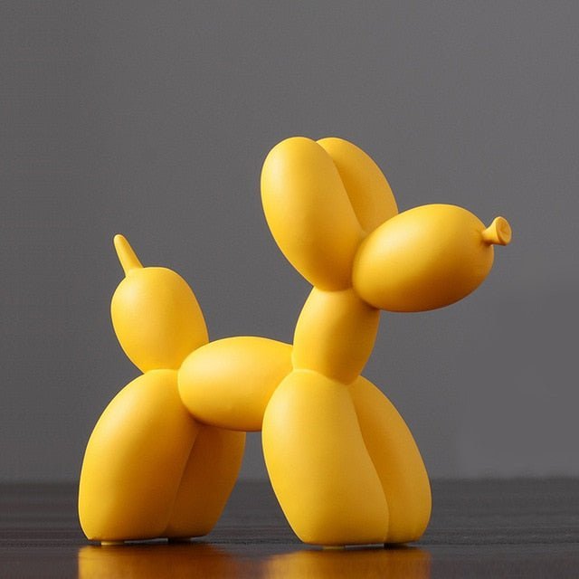 Decoratief ballon hond beeld van resin voor moderne woondecoratie | Sansoti