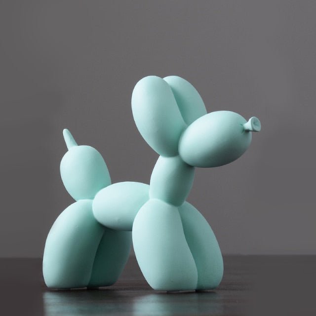 Decoratief ballon hond beeld van resin voor moderne woondecoratie | Sansoti